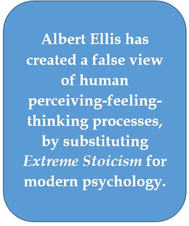 Albert Ellis's false view of human disturbance