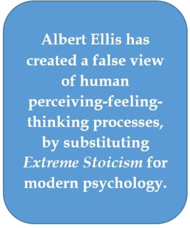 Albert Ellis's false view of human disturbance