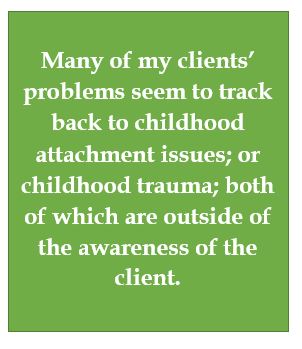 We are unaware of our childhood traumas